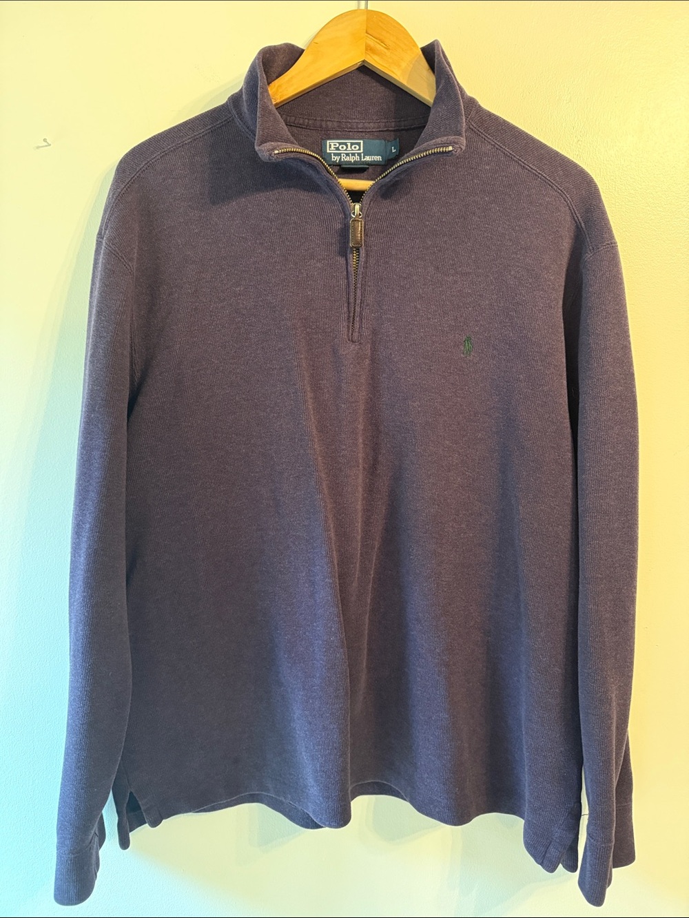 Polo by Ralph Lauren Plum Half-Zip Sweater
